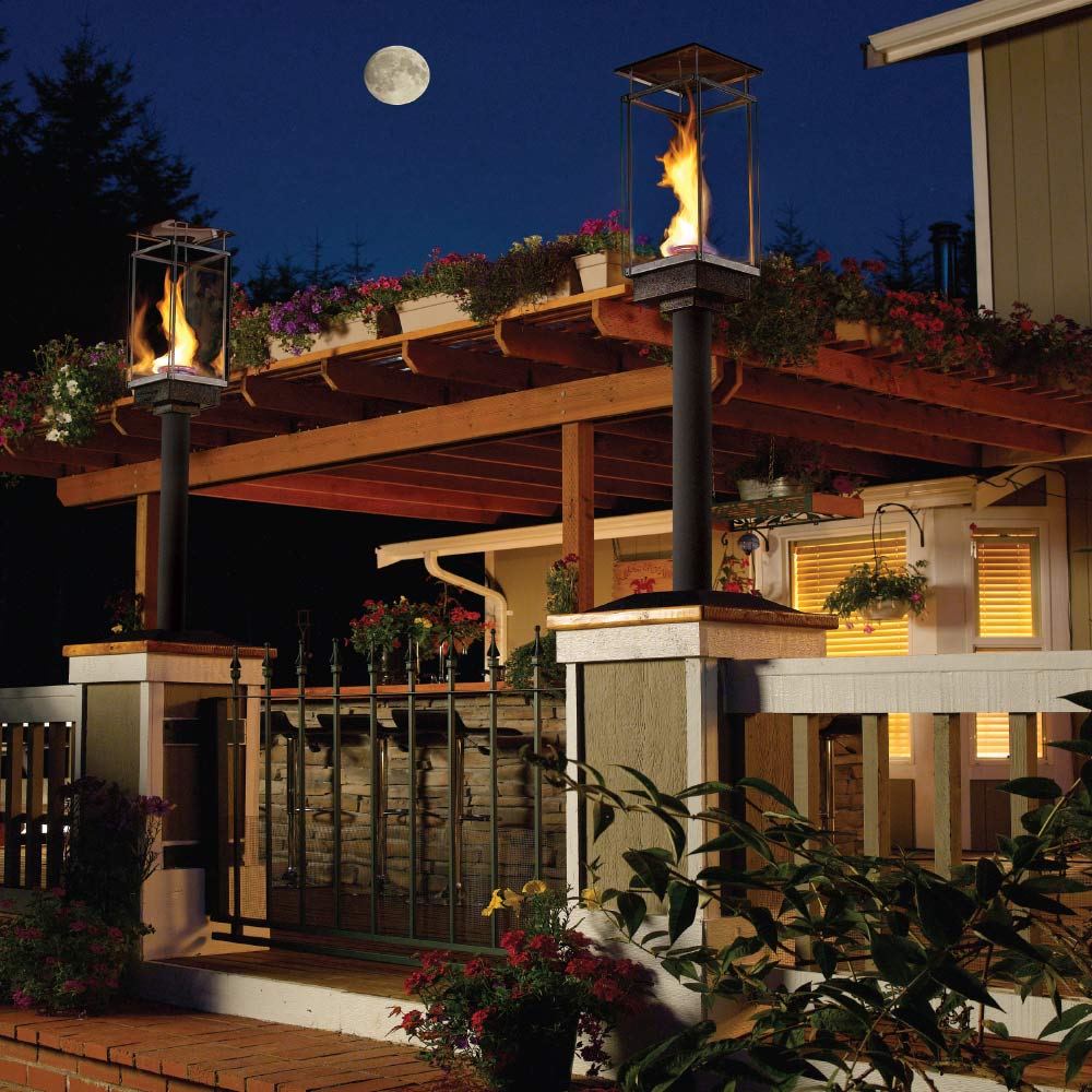 Tempest Torch Gas Torch Head with Deck Mount Assembly