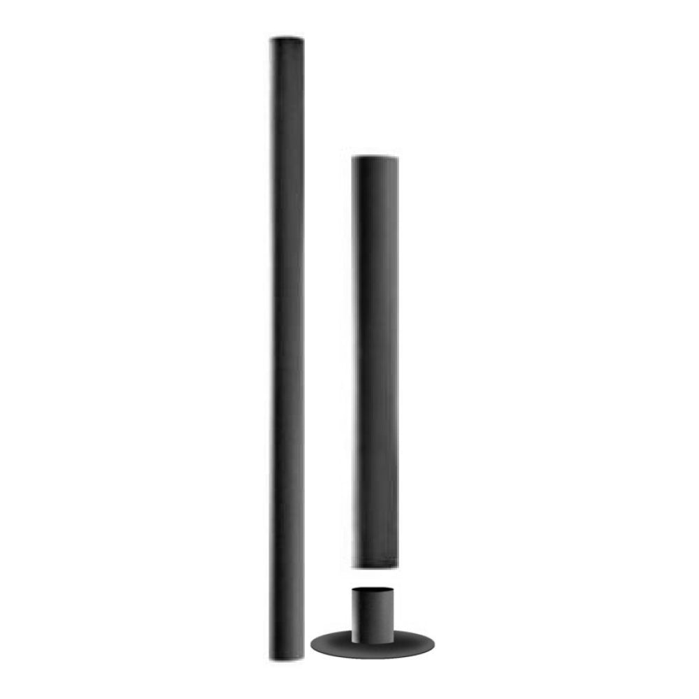Tempest Torch Gas Torch Head with In-Ground Mount Assembly