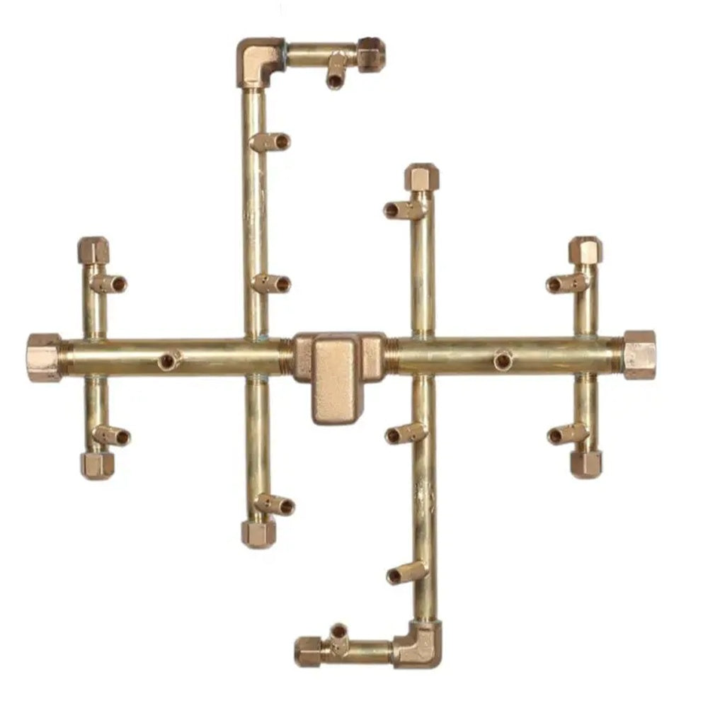 Warming Trends Original Crossfire Brass Burner