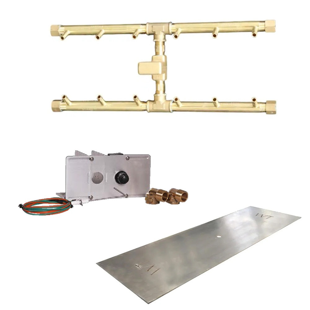 Warming Trends Crossfire Push Button Spark Ignition Burner Kit (H-Style)