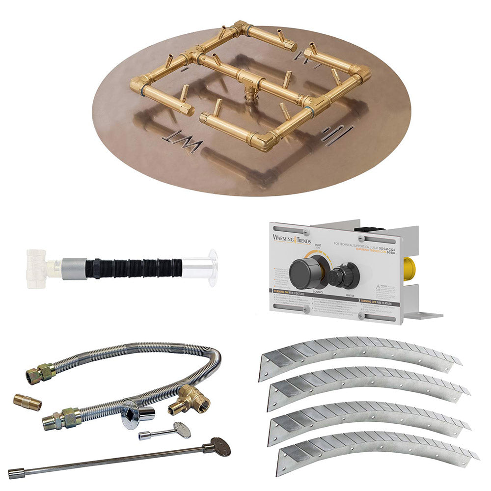 Warming Trends Universal Paver Kit with Mercury Flame Sensing Spark Ignition