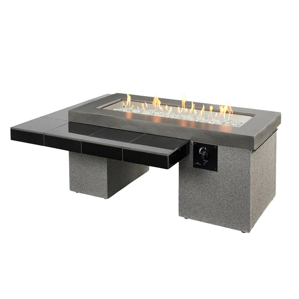 The Outdoor GreatRoom Company Uptown 42-Inch Linear Gas Fire Pit Table