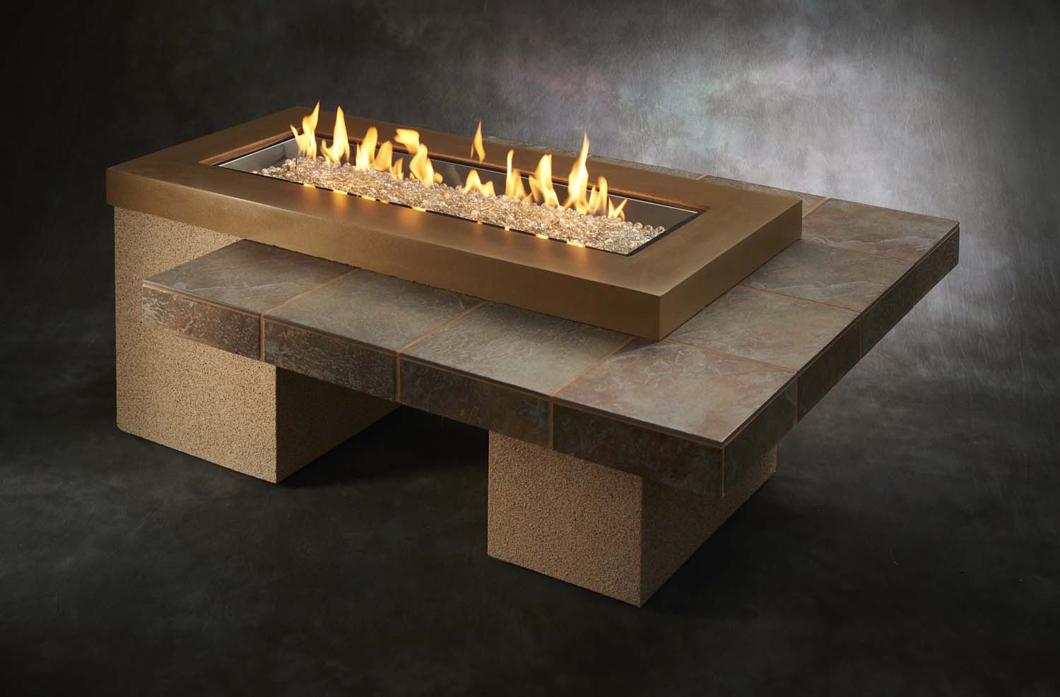The Outdoor GreatRoom Company UPT-1242 Uptown Fire Table, 42-Inch Burner, 48.25x64.5-Inches