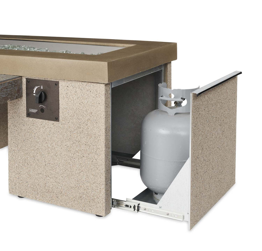 The Outdoor GreatRoom Company UPT-1242 Uptown Fire Table, 42-Inch Burner, 48.25x64.5-Inches