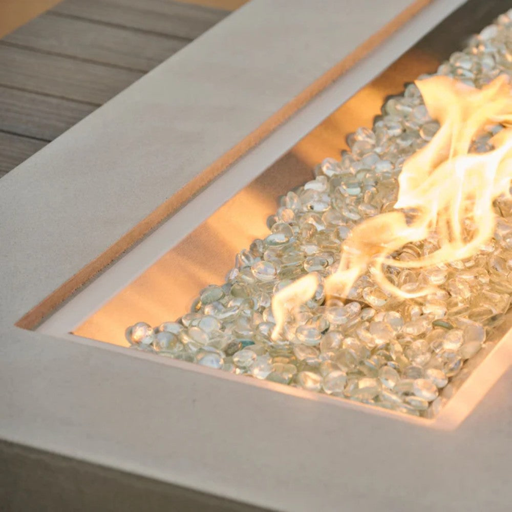 The Outdoor GreatRoom Company Uptown 42-Inch Linear Gas Fire Pit Table