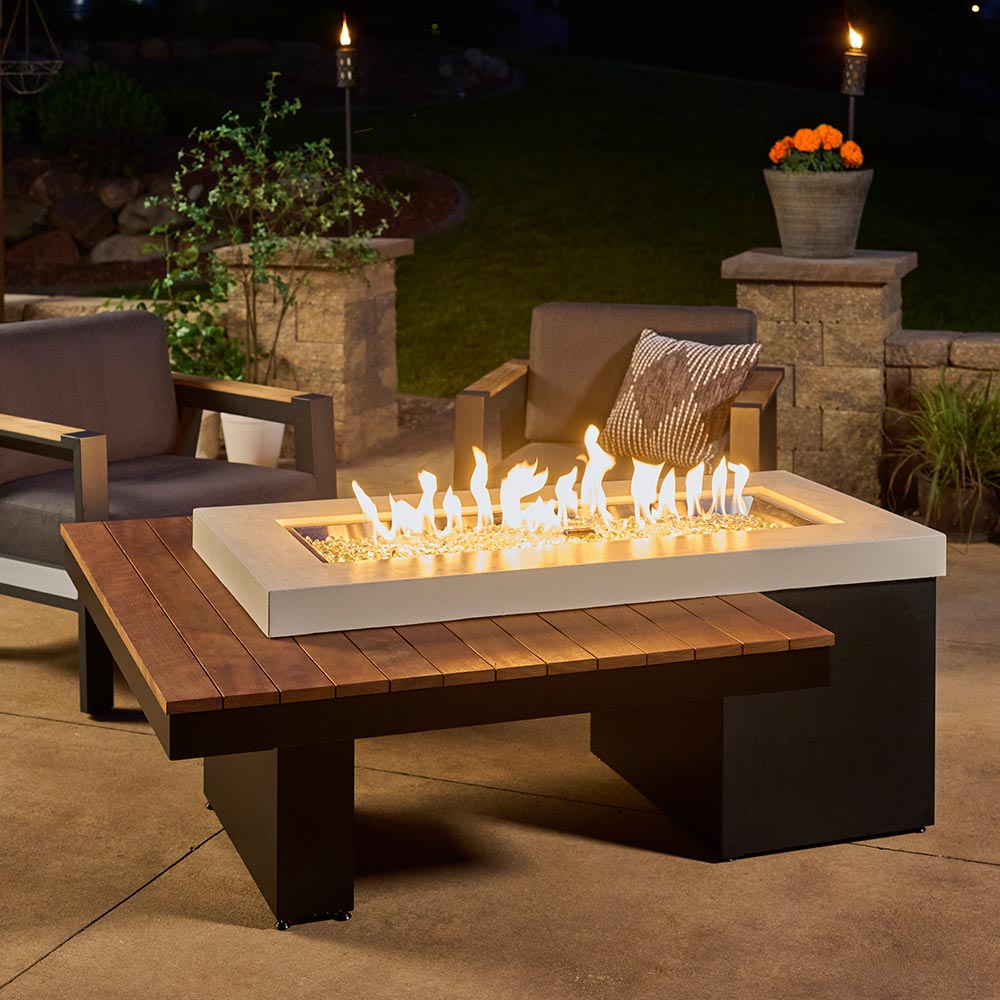 The Outdoor GreatRoom Company UPT-1242 Uptown Fire Table, 42-Inch Burner, 48.25x64.5-Inches