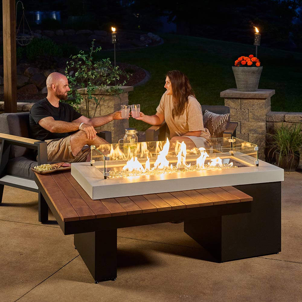 The Outdoor GreatRoom Company UPT-1242 Uptown Fire Table, 42-Inch Burner, 48.25x64.5-Inches