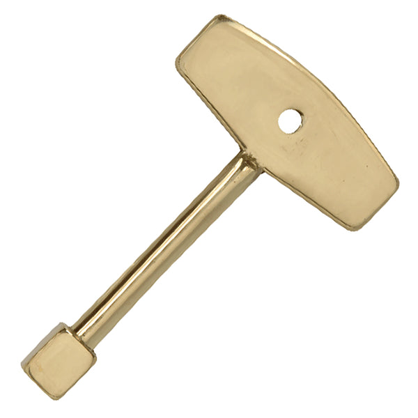 Dagan 4-Inch Gas Valve Key for 1/4-Inch Sockets, Brass – Firepits