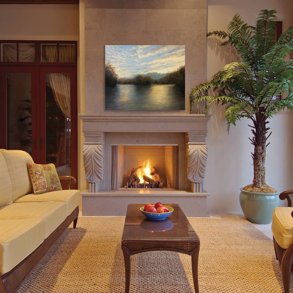 Superior 42-Inch Electronic Ignition Vent-Free Outdoor Gas Fireplace (VRE4342)