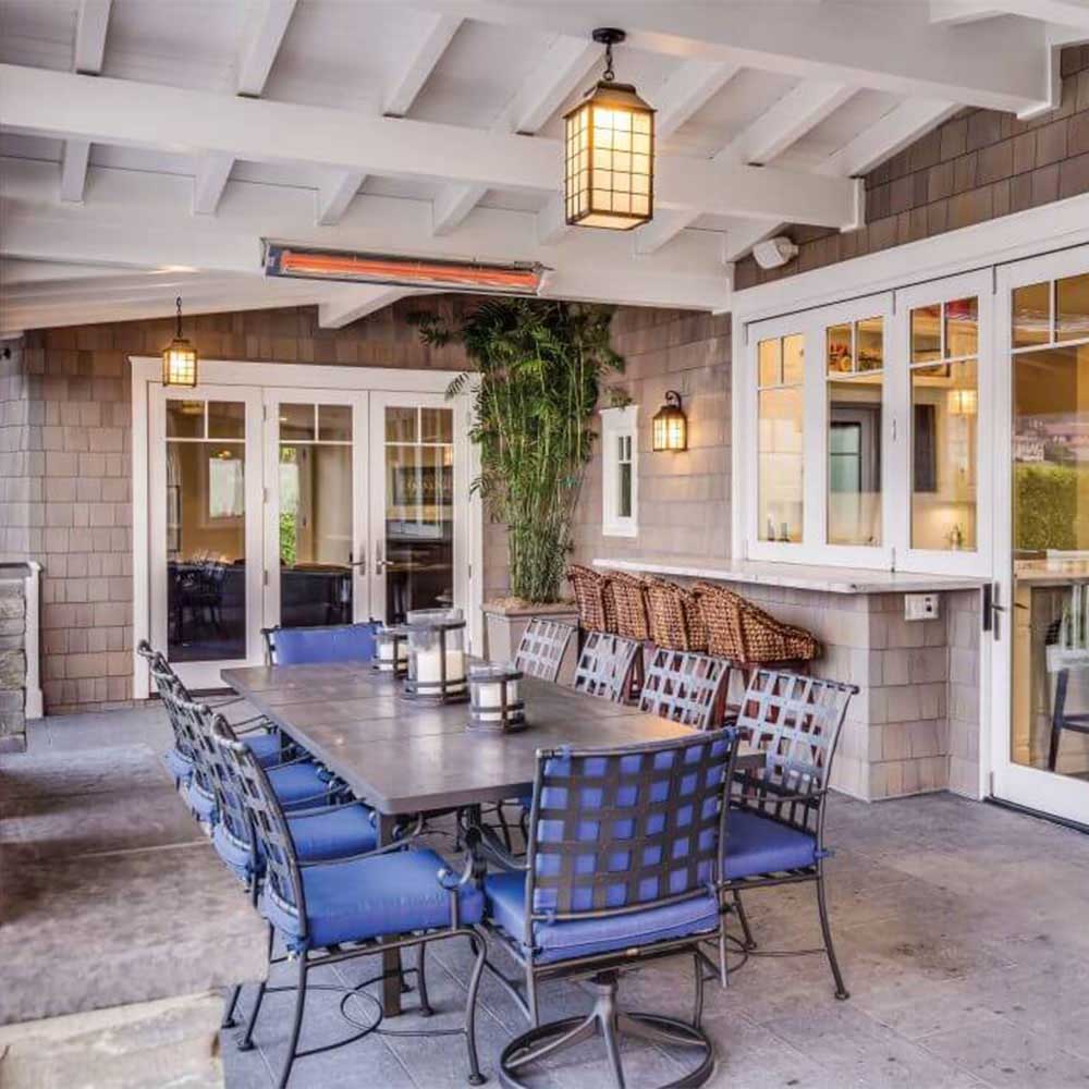 Infratech W Series Single Element Infrared Electric Patio Heater