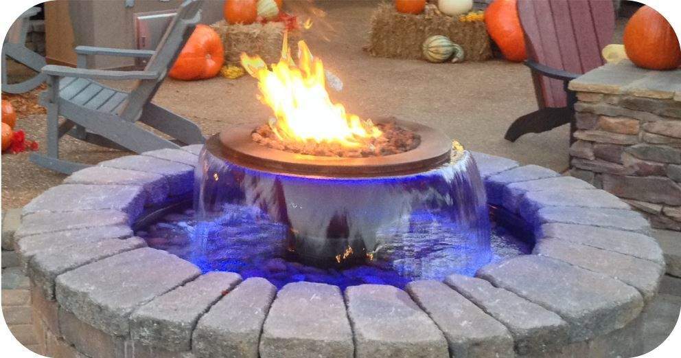 HPC Fire Evolution 360 4-Scupper Fire and Water Bowl Insert