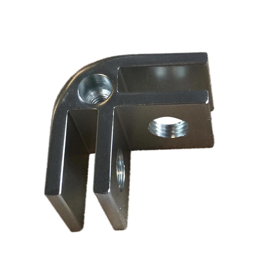 HPC Fire Replacement Chrome Corner Clip for Square or Rectangle Wind Guards
