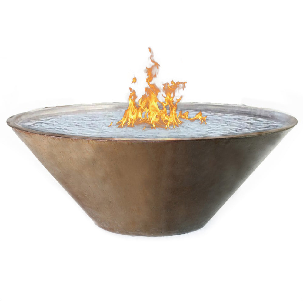 Fire by Design WRSFWB39 Round Wok 39-Inch GFRC Fire on Water Bowl
