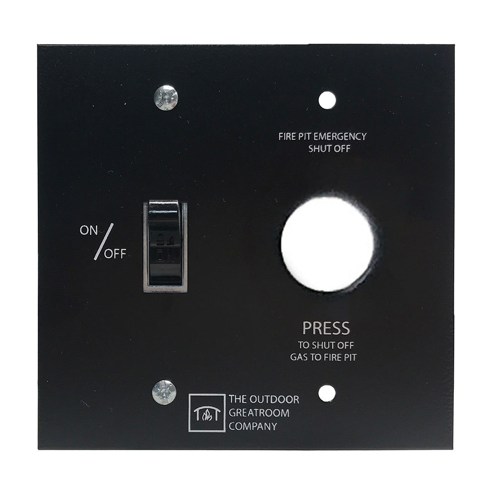 The Outdoor GreatRoom Company On/Off Wall Switch with E-Stop for Direct Spark Ignition System