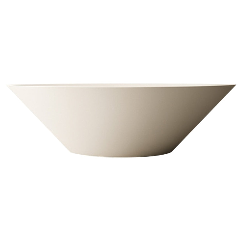 Cream concrete gas fire bowl