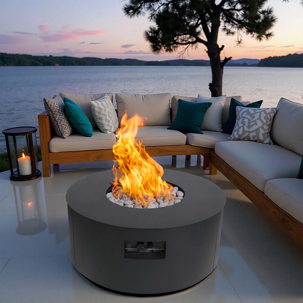 Warming Trends AON 48-Inch Round Gas Fire Table