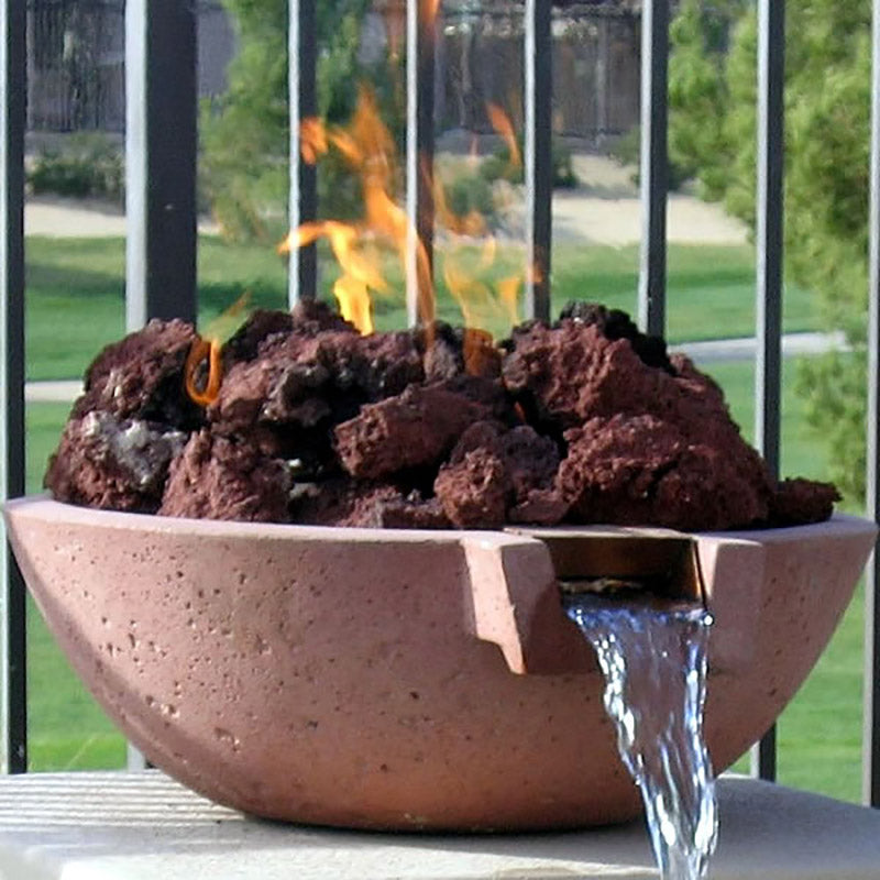 Fire by Design MGSWS2709 Scupper Round Wok 27-Inch Fire and Water Bowl