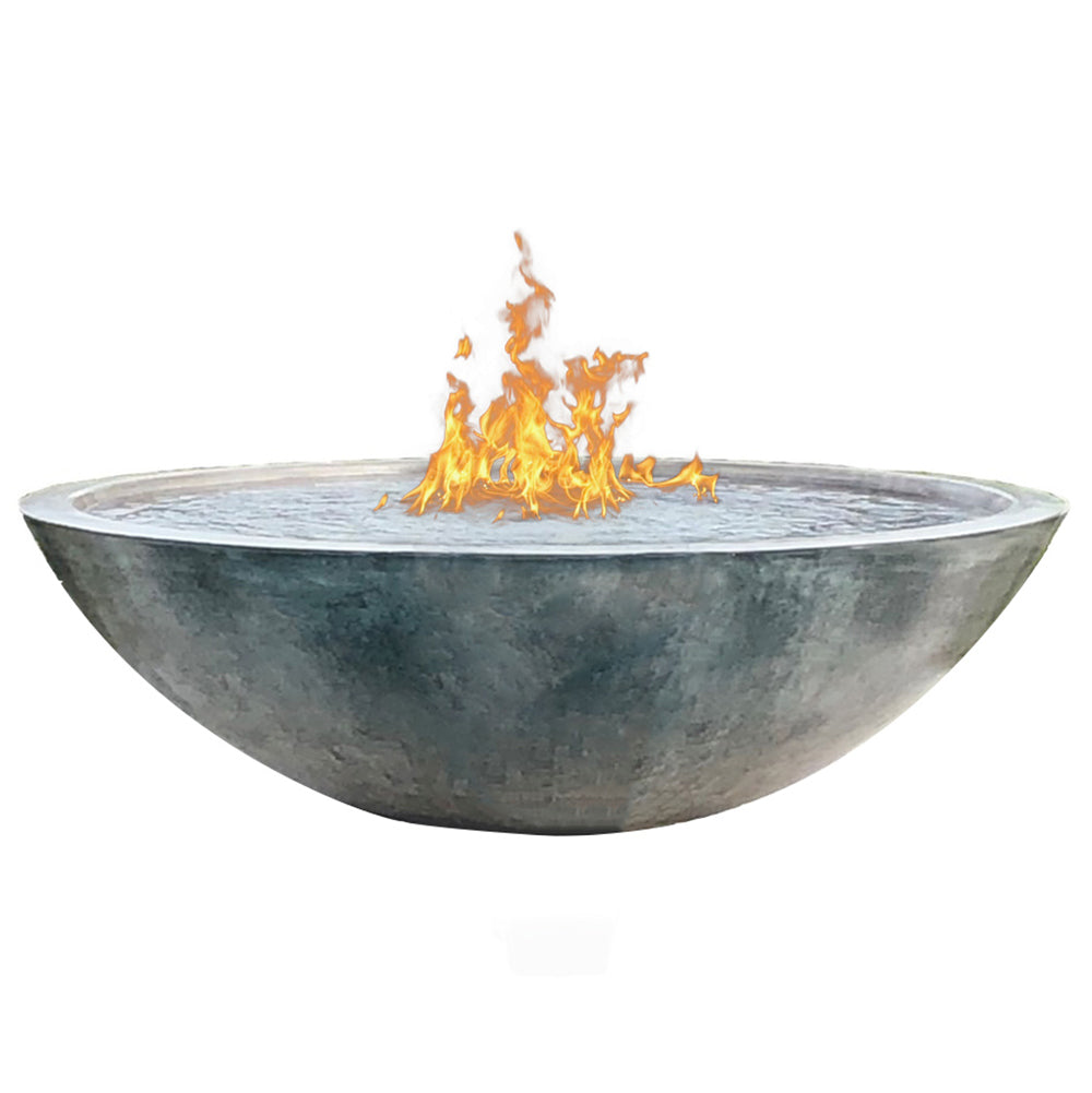 Fire by Design ZENRSFWB37 Round Zen 37-Inch GFRC Fire on Water Bowl