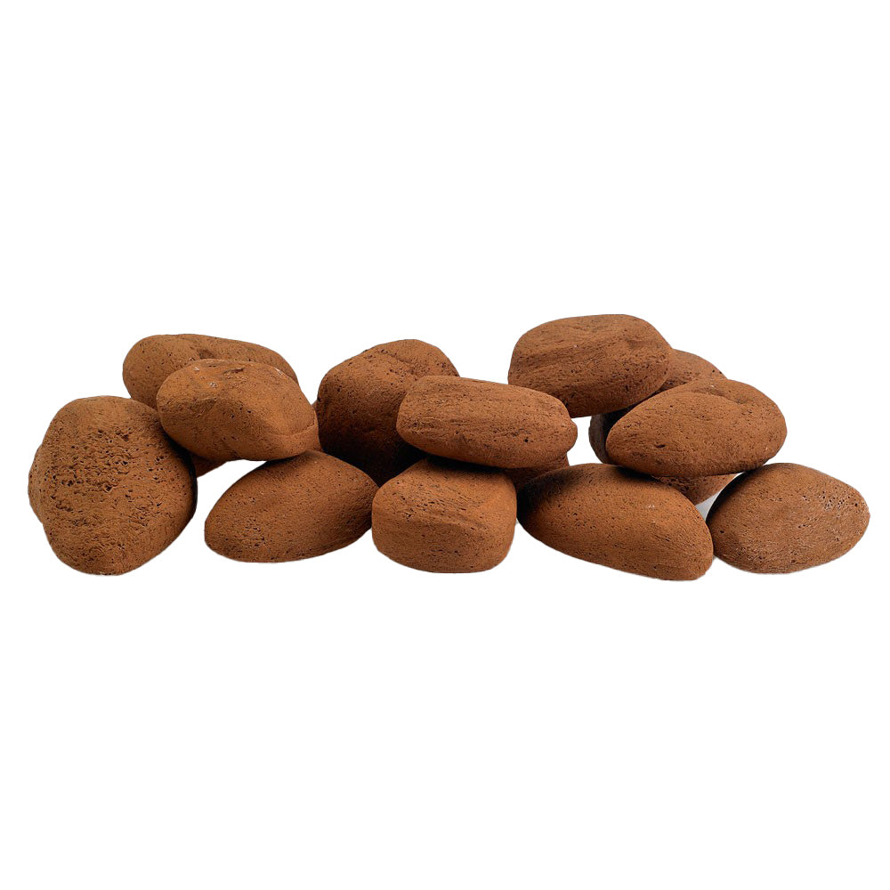American Fire Glass Ceramic Lite Stones, 15 Stone Set