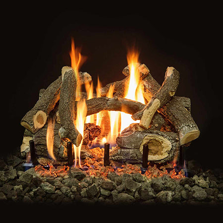 Grand Canyon Arizona Weathered Oak Charred Gas Logs Only