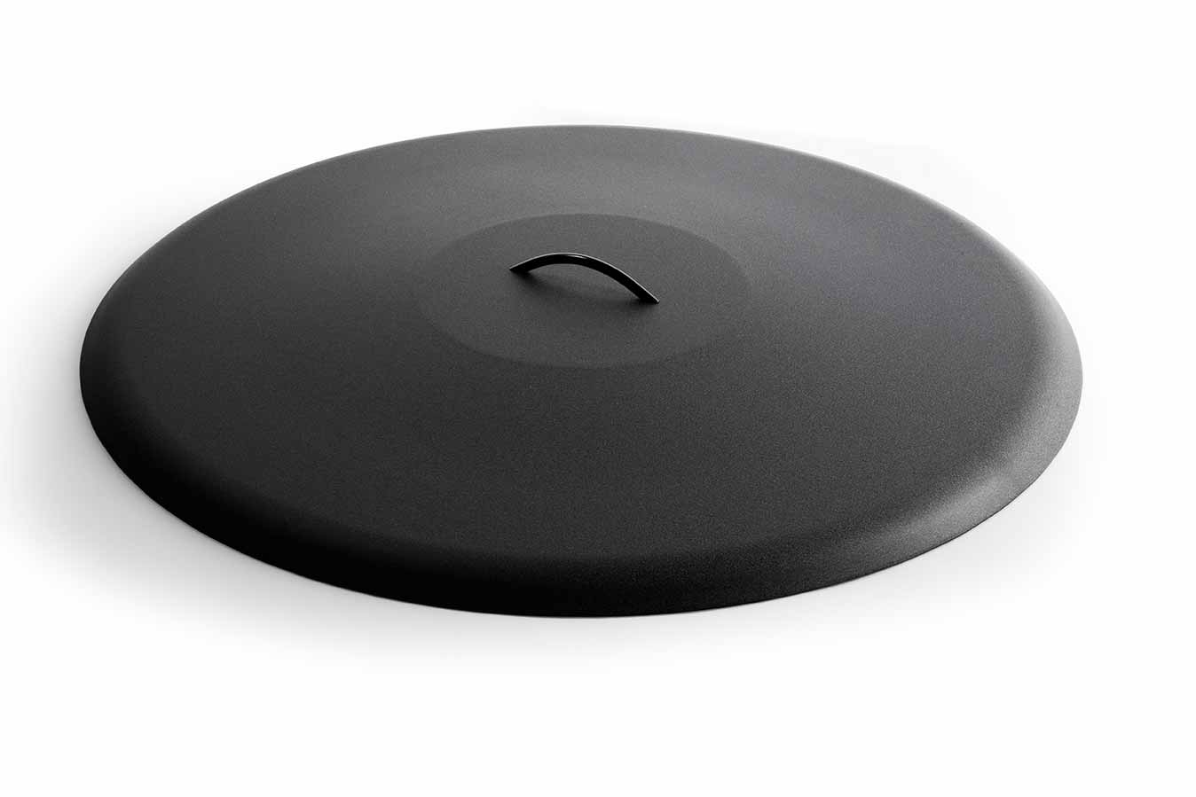 HPC Fire Round Aluminum Fire Pit Cover, 36 Inch, Black
