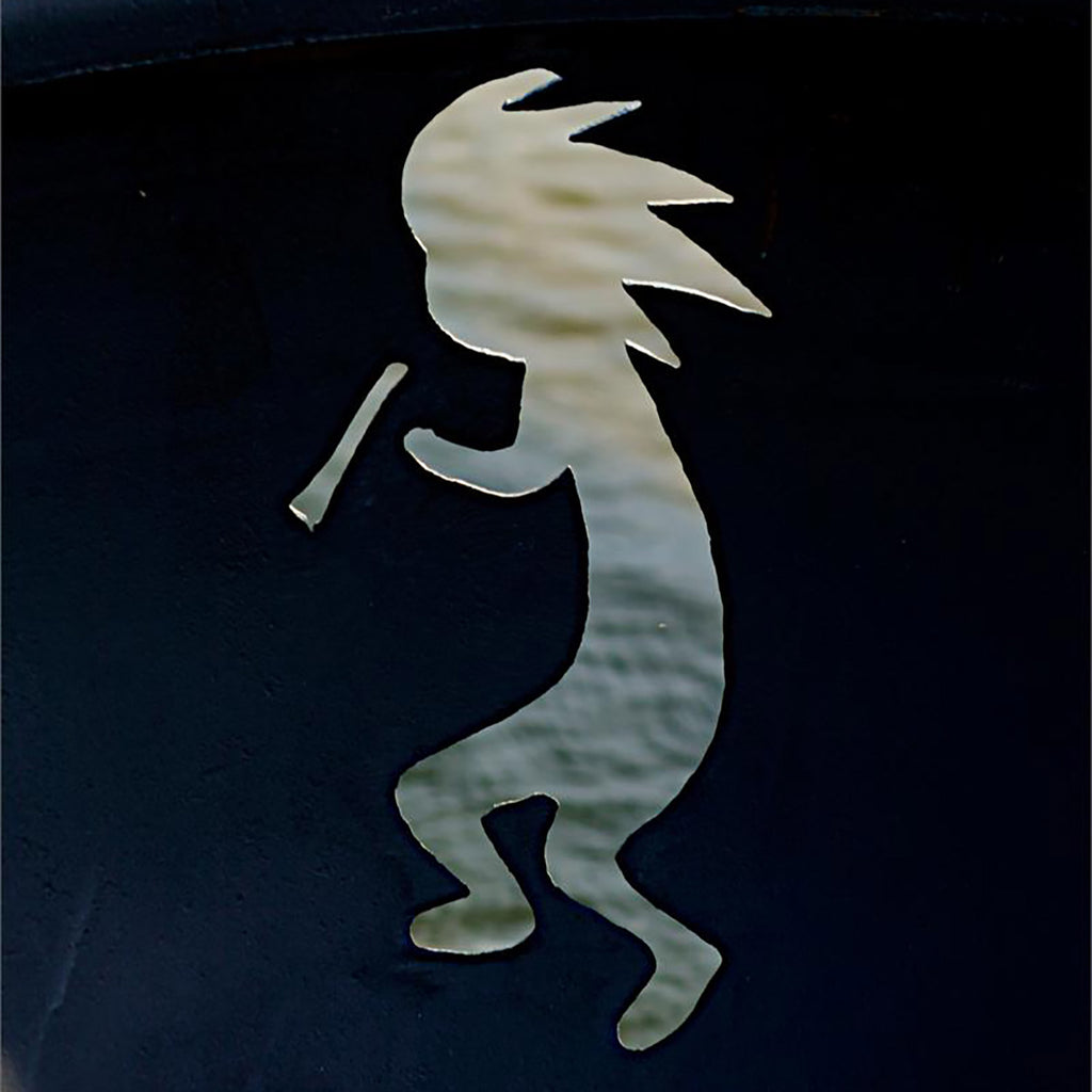 Fire Pit Art KOKOC Kokopelli Gas Fire Pit
