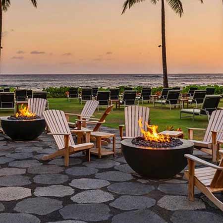 Fire by Design MGAPLRFP42NG Legacy Round 42-Inch Fire Pit Table