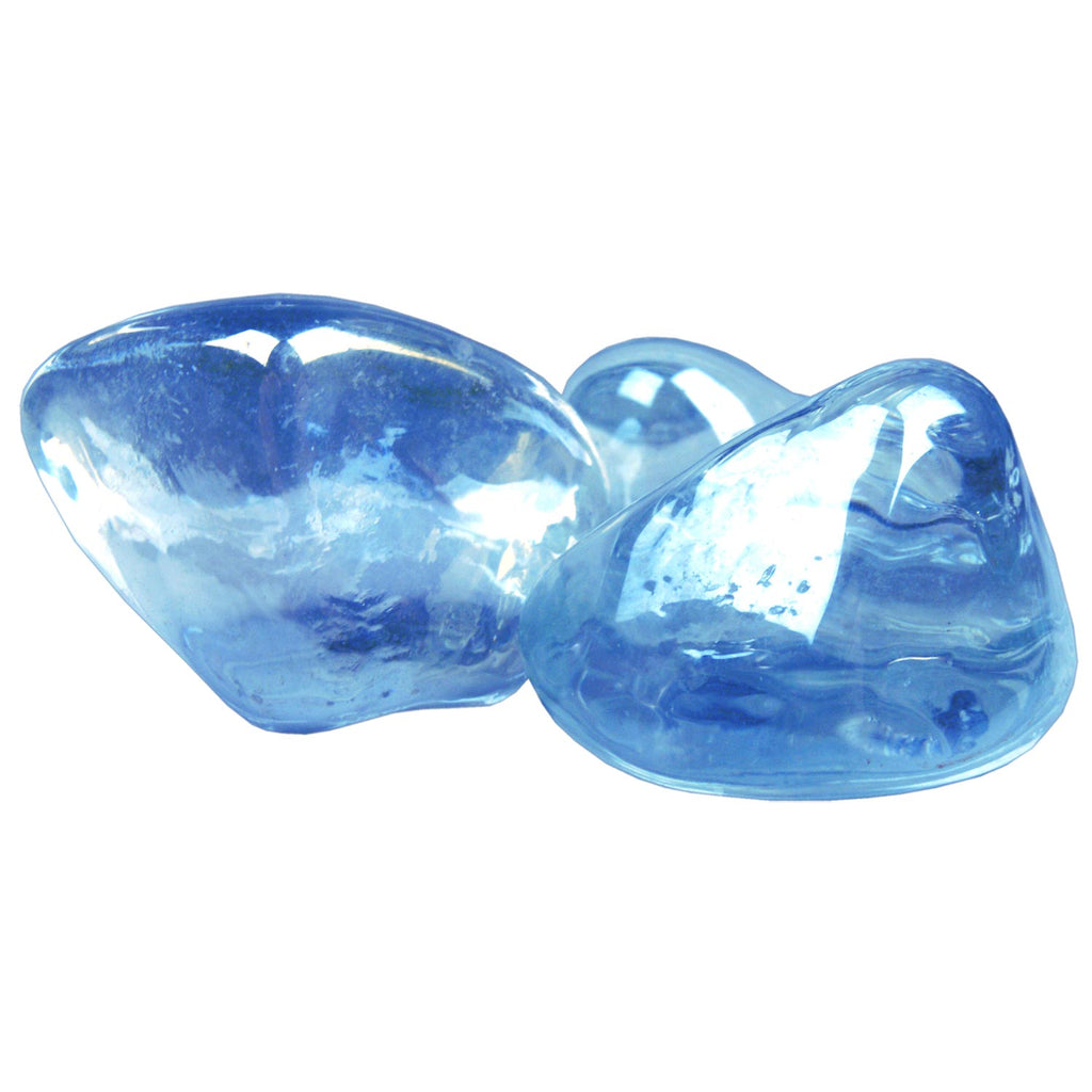 Real Fyre Steel Blue Diamond Nuggets, 10 Pounds