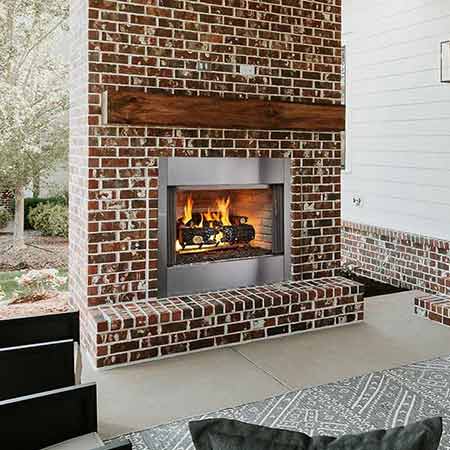 Outdoor Lifestyles Villa 36-Inch Outdoor Wood Fireplace