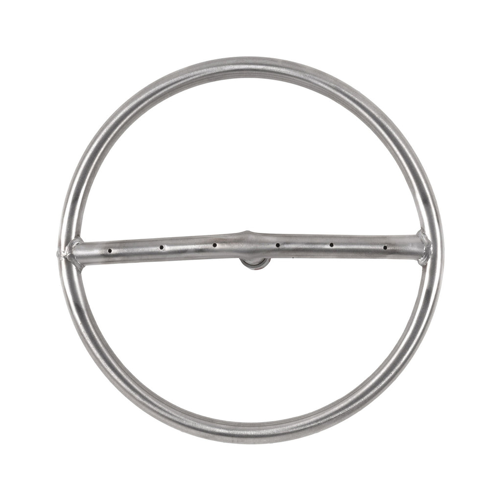The Outdoor Plus OPT-1xx Round Stainless Steel Gas Fire Pit Burner