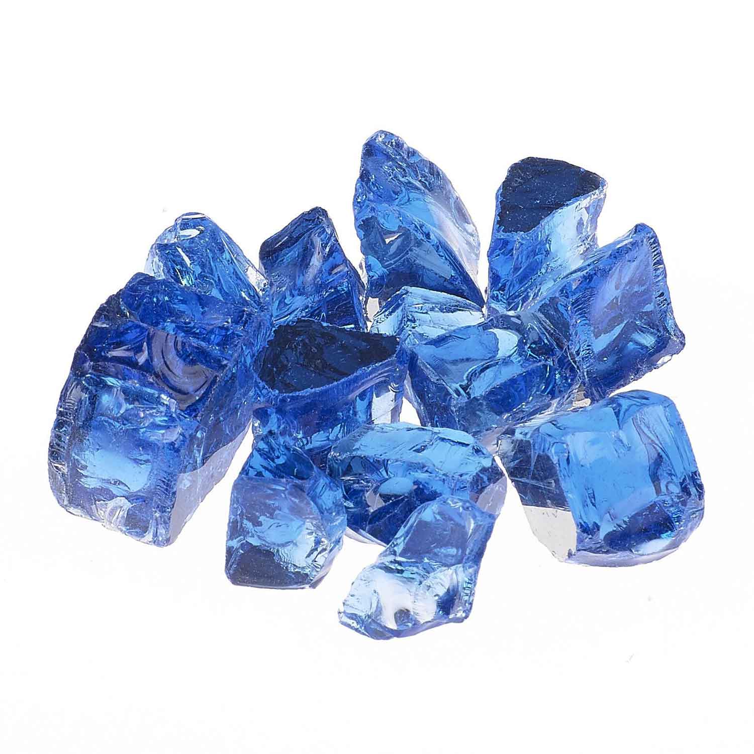 Grand Canyon 1/2-Inch Poseidon Reflective Fire Glass, 10-Pounds