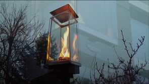 Tempest Torch Gas Lantern Torch Head with Pillar Mount Assembly