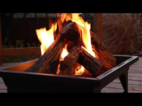 Kingsman FPB30T 30-Inch Round Match Light Gas Fire Bowl with Lava Rock