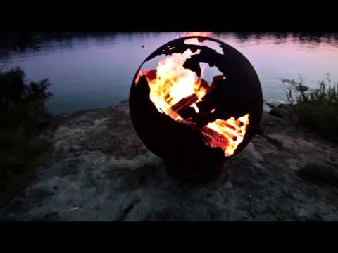 Fire Pit Art Rock Wood Fire Pit