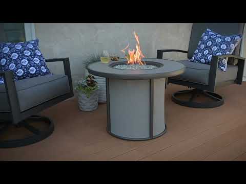 The Outdoor GreatRoom Company SF-32-K Stonefire Gas Fire Table, 32x32-Inches