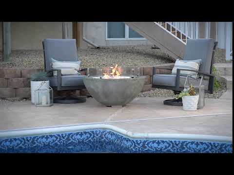 The Outdoor GreatRoom Company CV-30 Cove Gas Fire Pit, 42-Inch