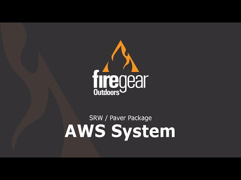 Firegear FPB-SPSBRAWS Pro Series Electronic Ignition Gas Fire Pit Burner Kit with Square Drop Pan & Brass Burning Spur