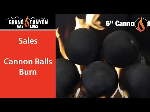 Grand Canyon 4-Piece Grey Cannon Ball Set, 6-Inches