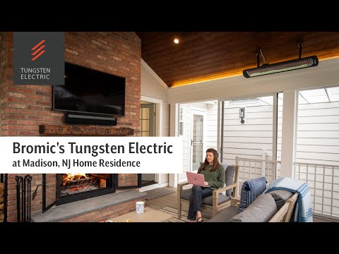 Bromic Tungsten Smart-Heat Black Electric Heater, 6000W