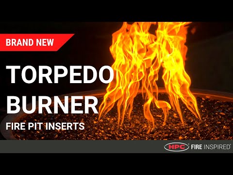 HPC Fire Drop-In Fire Pit Burner Pan, Linear Trough - Burner Included