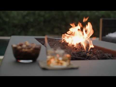 Blaze 60-Inch Rectangle Gas Fire Table