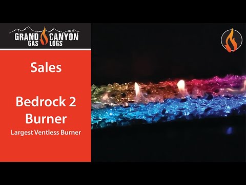 Grand Canyon Vent-Free Bedrock Contemporary Linear Electronic Ignition Drop-In Gas Burner Kit (BEDROCK-VF)