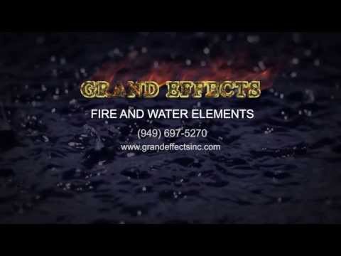 Grand Effects FWBLEGxxx36 Legacy 36-Inch Round Concrete Gas Fire and Water Bowl