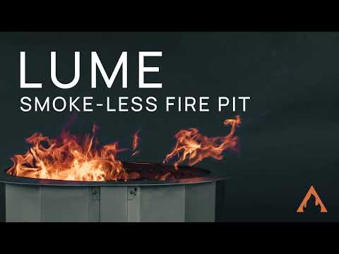Firegear LUME Multisided Smokeless Wood Burning Fire Pit, 21-Inches