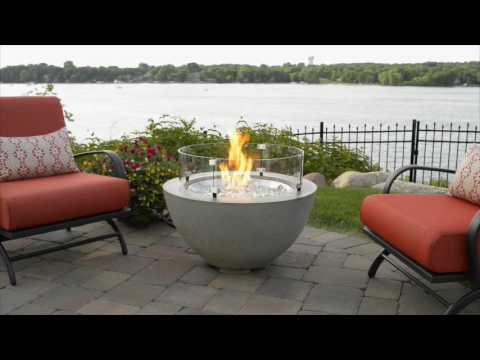 The Outdoor GreatRoom Company CV-20 Cove Gas Fire Pit, 29.25-Inch
