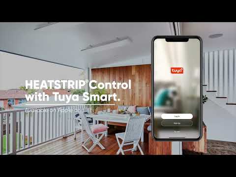 HEATSTRIP Intense 240V Outdoor Electric Patio Heater with Remote and App, Black