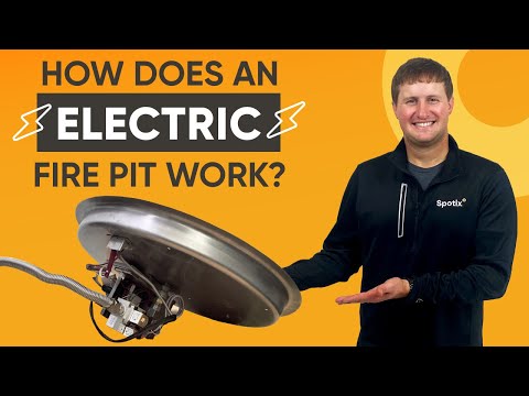 HPC Fire Penta FPPK Push Button Flame Sensing Gas Fire Pit Kit with Round Bowl Pan and Torpedo Burner