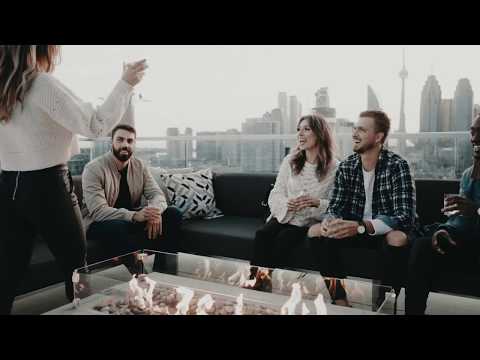 HPC Fire Bravo Square Lightweight Concrete Gas Fire Pit