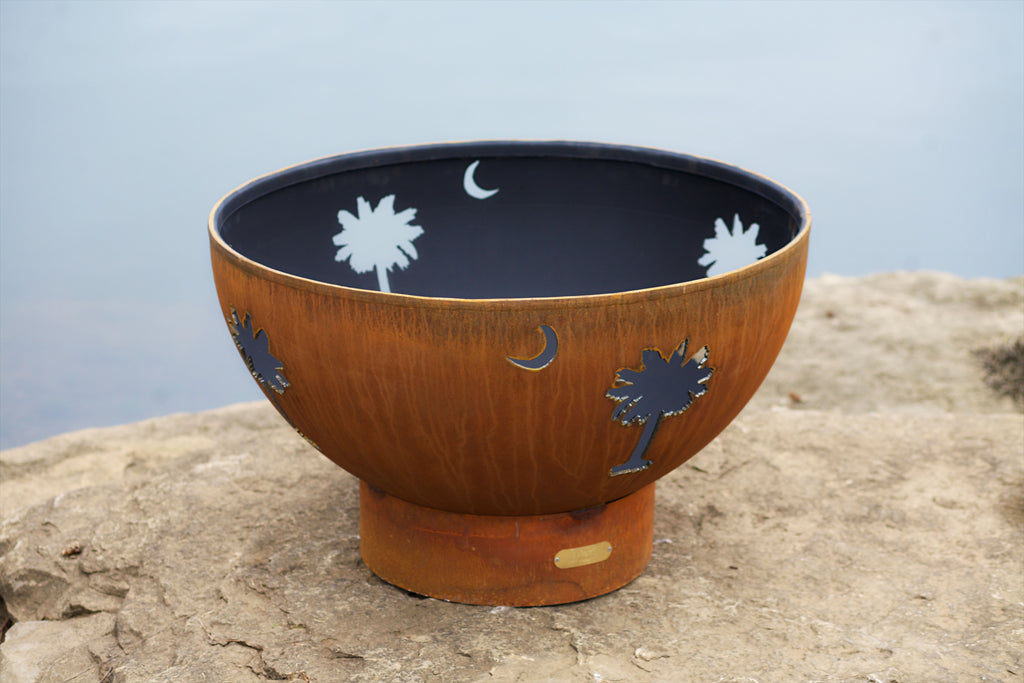 Fire Pit Art FPA-TMC Tropical Moon Gas Fire Pit