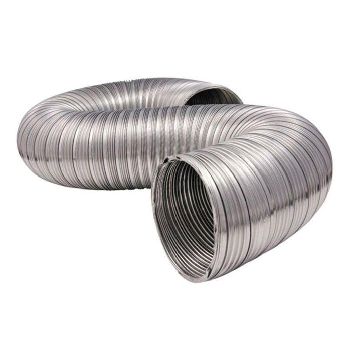 Majestic 4-Inch Uninsulated Flex Duct for Outside Air Chimney Kit, Two 42-Inch Sections Included